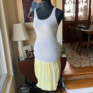 Brunello Cucinelli tank dress, 8 - cotton/silk blend, fitted.